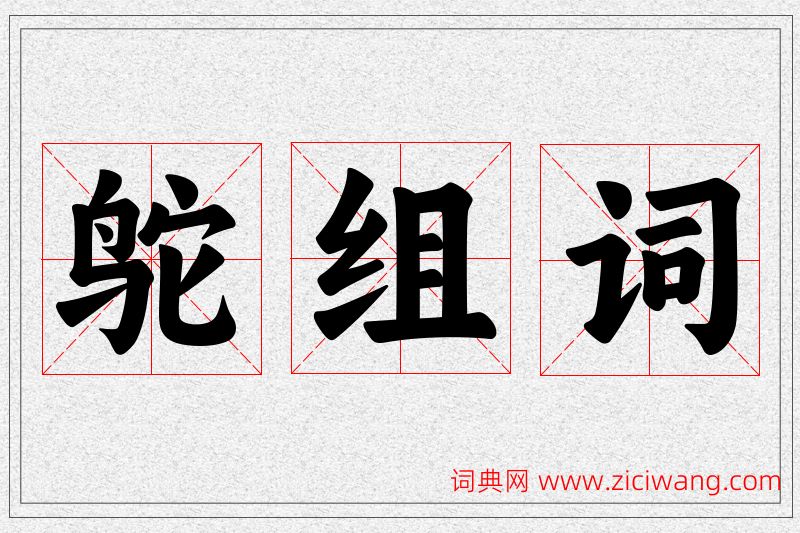 鸵字的组词