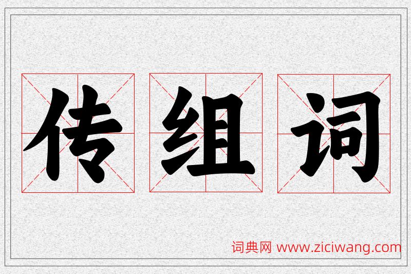 传字的组词