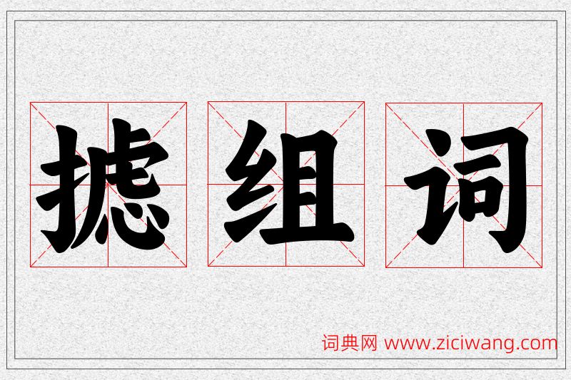 摅字的组词