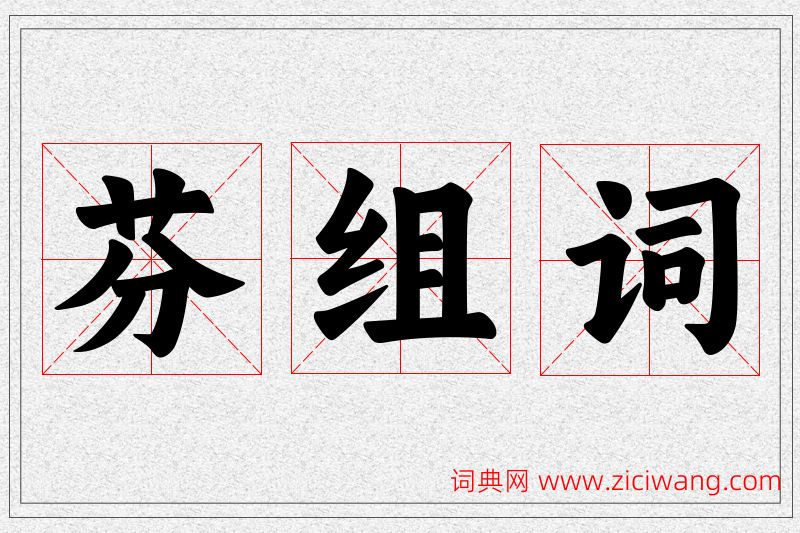 芬字的组词